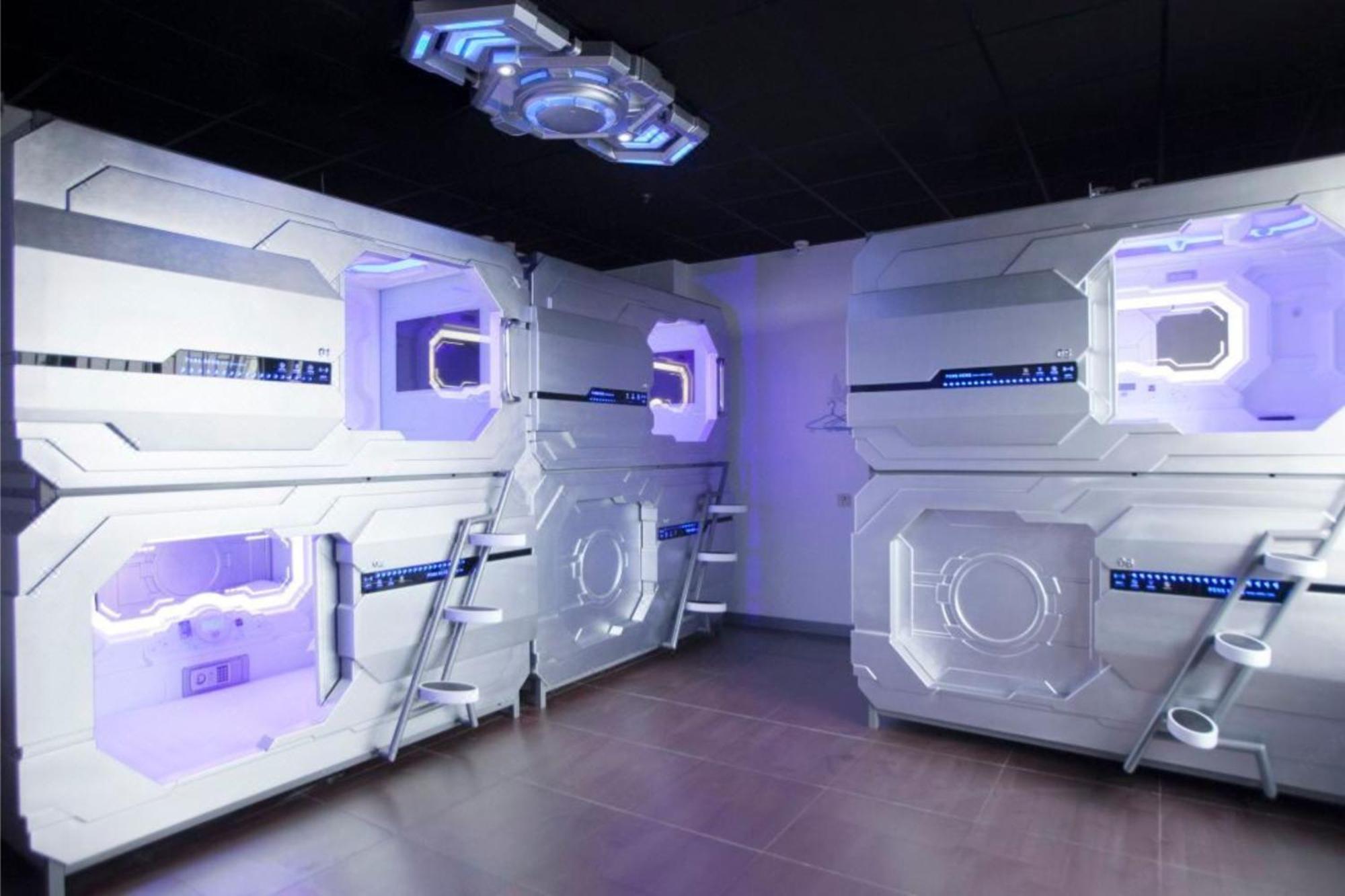 Zhuhai Dreamers Capsule Hotel Eksteriør billede